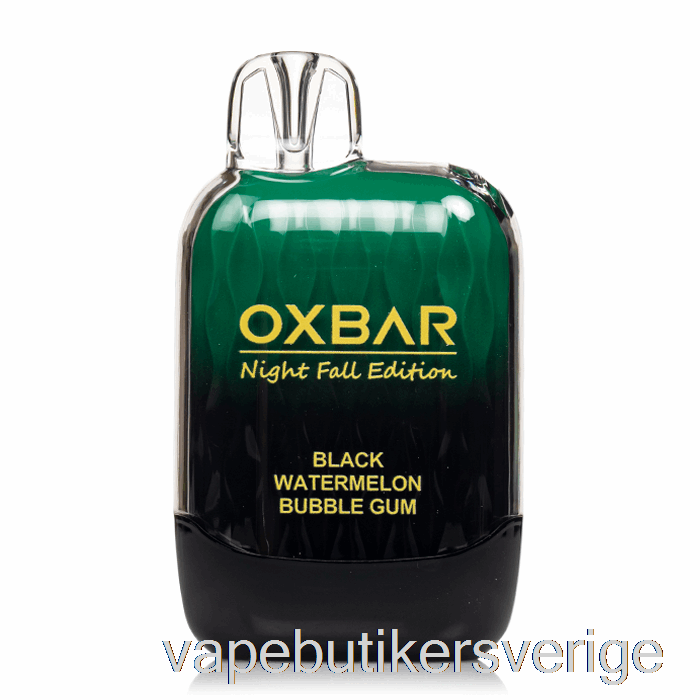Vape Sverige Oxbar G8000 Engångs Svart Vattenmelon Tuggummi